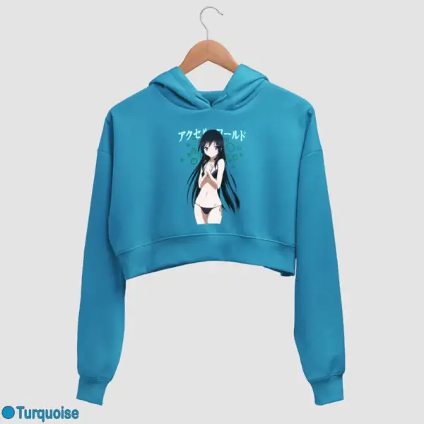 Kuroyukihime Women's Crop Hoodie - Image 18