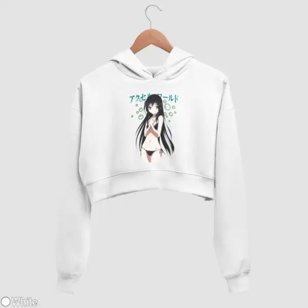 Kuroyukihime Women's Crop Hoodie - Image 19