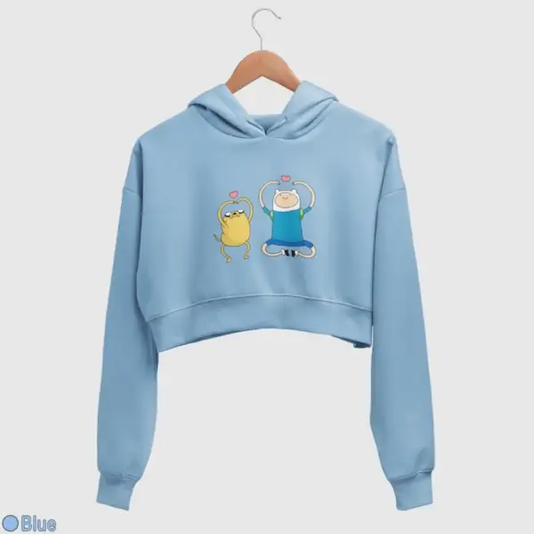 Adventure Time Women's Crop Hoodie