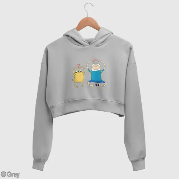 Adventure Time Women's Crop Hoodie - Image 8