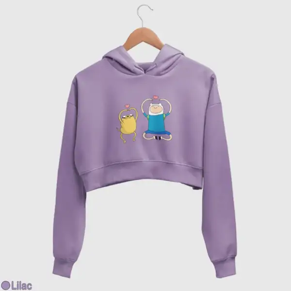 Adventure Time Women's Crop Hoodie - Image 10