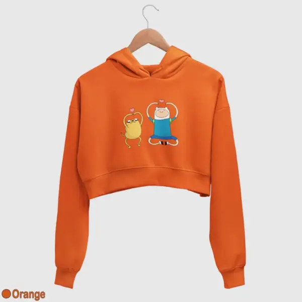 Adventure Time Women's Crop Hoodie - Image 12