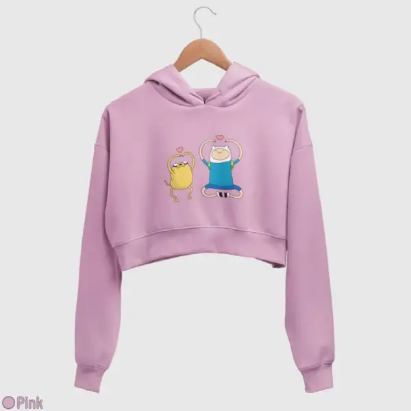 Adventure Time Women's Crop Hoodie - Image 13