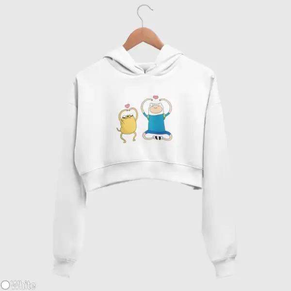 Adventure Time Women's Crop Hoodie - Image 18