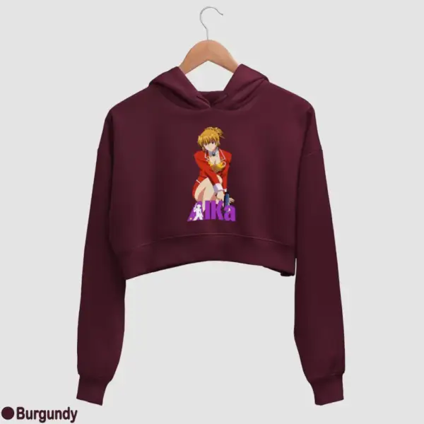 Agent Aika Women's Crop Hoodie - Image 5