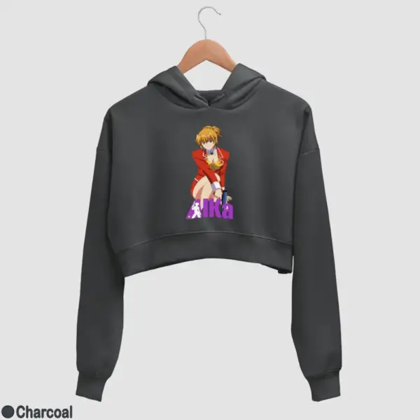 Agent Aika Women's Crop Hoodie - Image 7