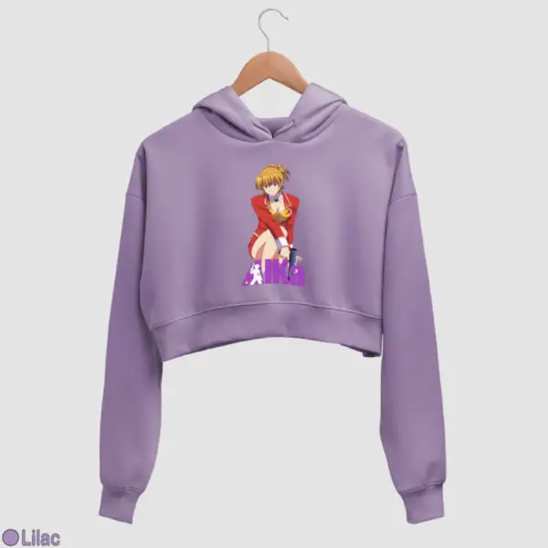 Agent Aika Women's Crop Hoodie - Image 11