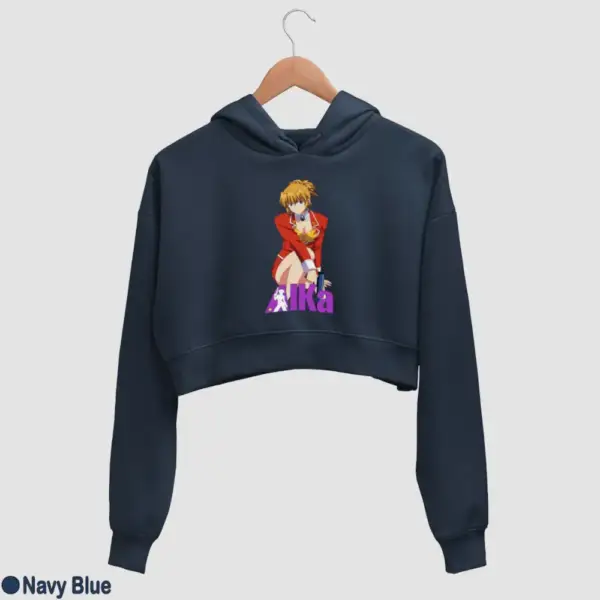 Agent Aika Women's Crop Hoodie - Image 12