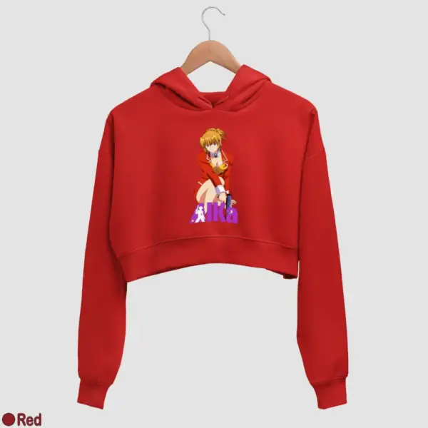 Agent Aika Women's Crop Hoodie - Image 17