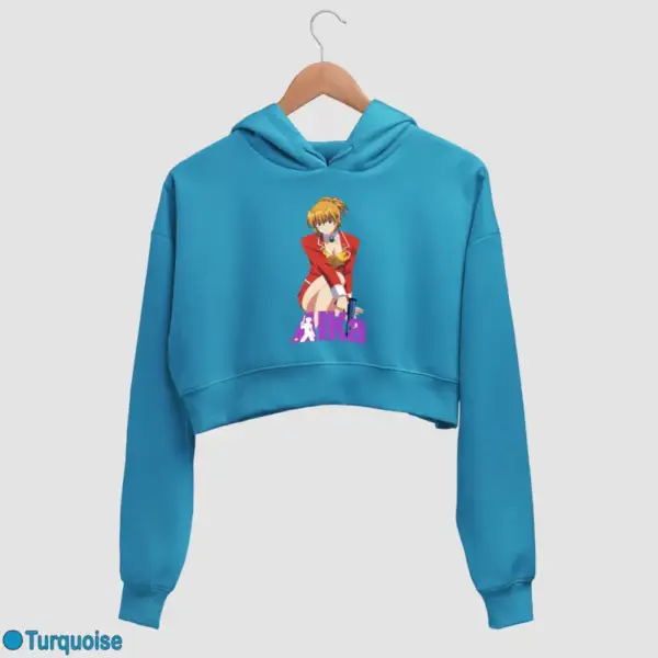 Agent Aika Women's Crop Hoodie - Image 18