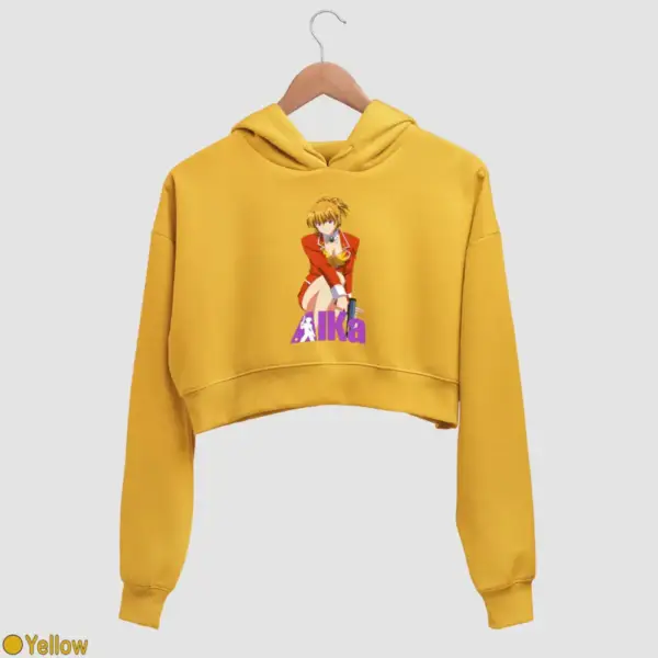 Agent Aika Women's Crop Hoodie - Image 19