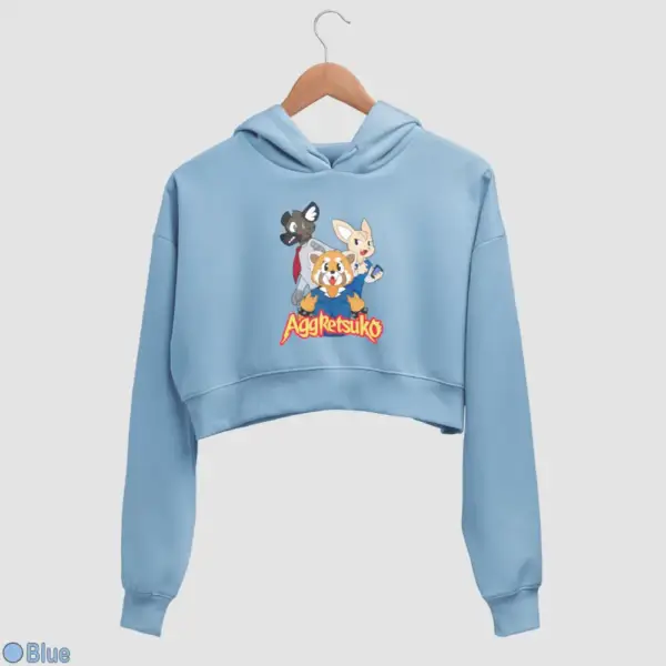 Aggressive Retsuko Aggretsuko Women's Crop Hoodie
