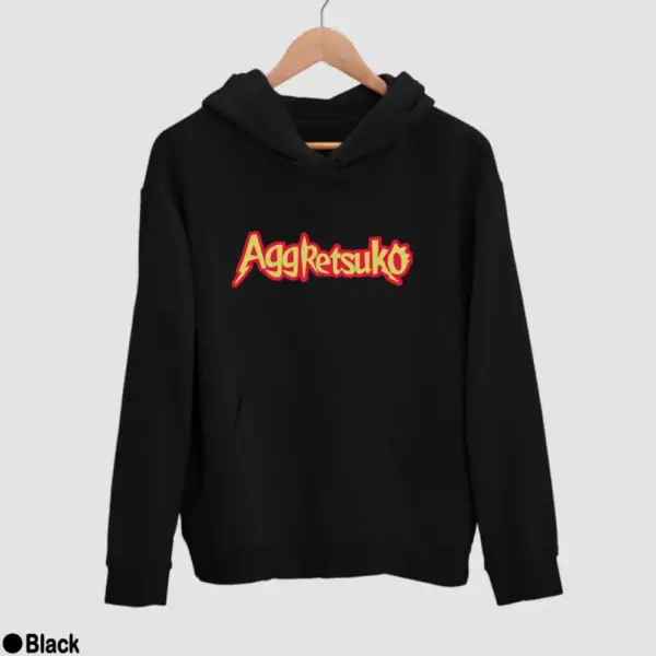 Aggretsuko Logo Men's Hoodie - Image 2