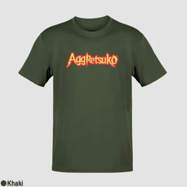 Aggretsuko Logo Men's T-Shirt - Image 10