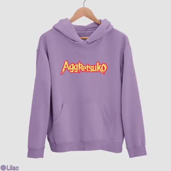 Aggretsuko Logo Men's Hoodie - Image 10