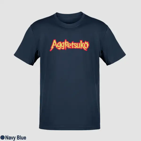 Aggretsuko Logo Men's T-Shirt - Image 12