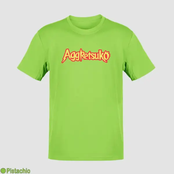 Aggretsuko Logo Men's T-Shirt - Image 15