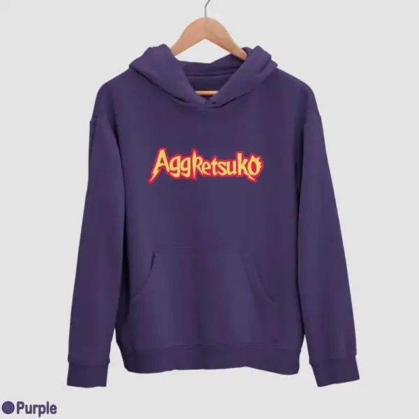Aggretsuko Logo Men's Hoodie - Image 15