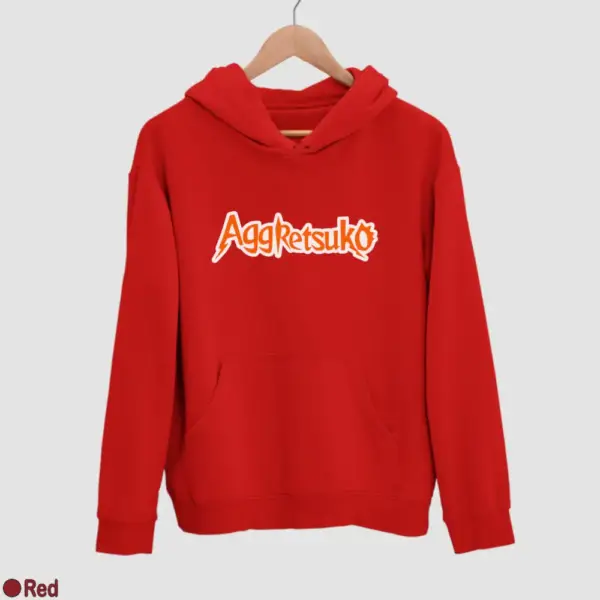 Aggretsuko Logo Men's Hoodie - Image 16