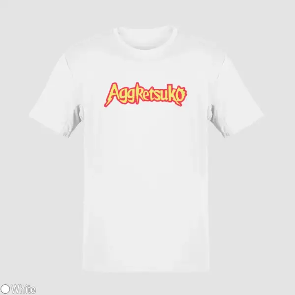 Aggretsuko Logo Men's T-Shirt - Image 18