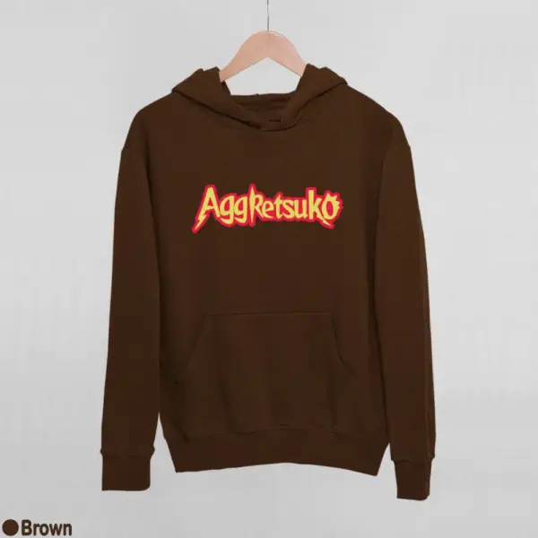 Aggretsuko Logo Women's Hoodie - Image 4