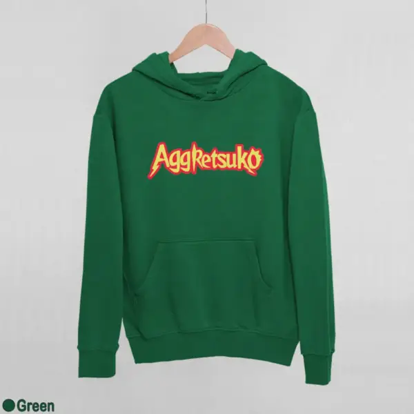 Aggretsuko Logo Women's Hoodie - Image 8
