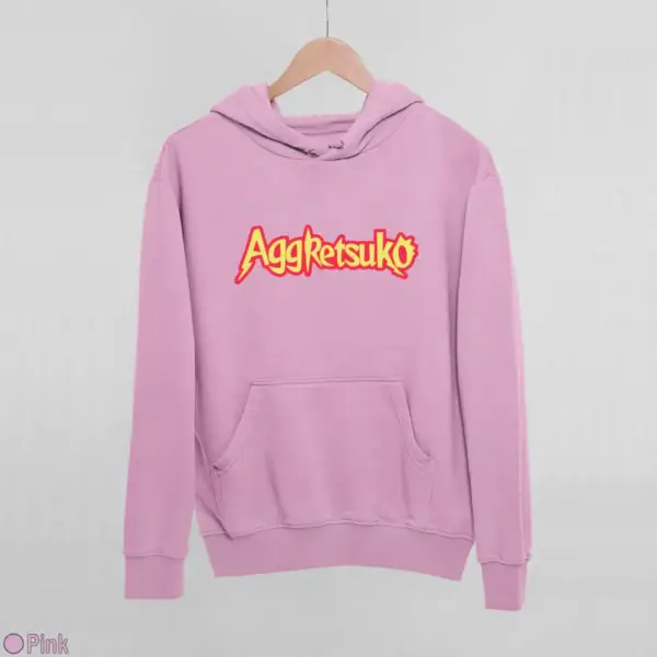 Aggretsuko Logo Women's Hoodie - Image 13