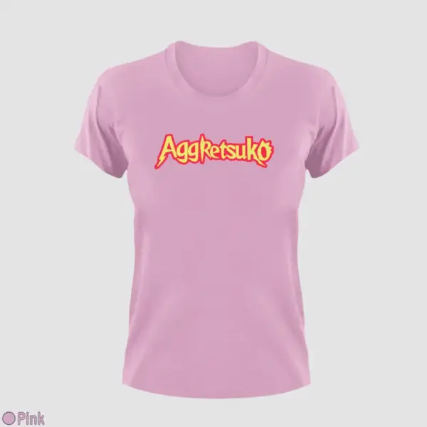 Aggretsuko Logo Women's T-Shirt - Image 11