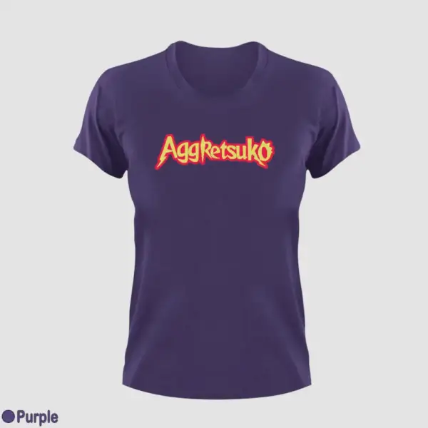 Aggretsuko Logo Women's T-Shirt - Image 12