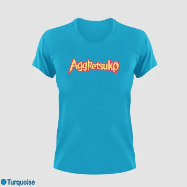 Aggretsuko Logo Women's T-Shirt - Image 13