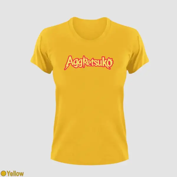 Aggretsuko Logo Women's T-Shirt - Image 15