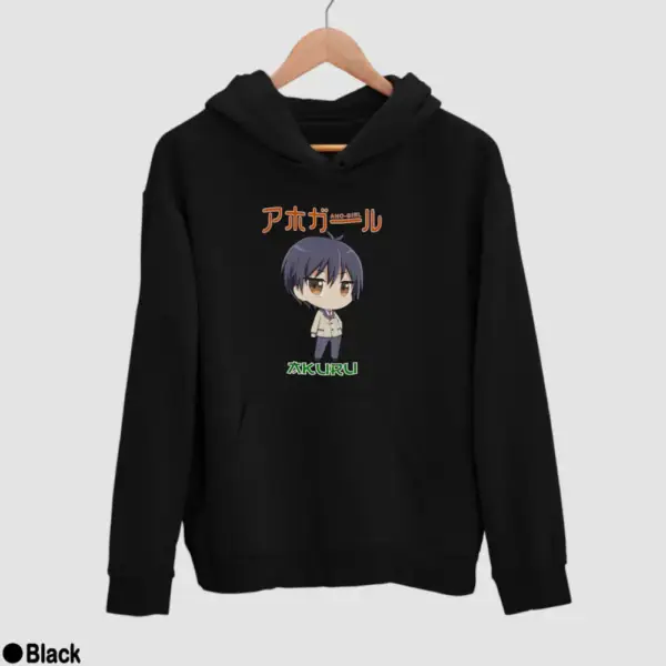 Chibi Akuru Akutsu Men's Hoodie - Image 2