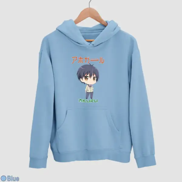 Chibi Akuru Akutsu Men's Hoodie - Image 3