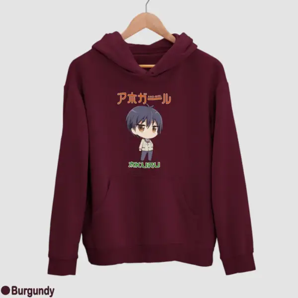 Chibi Akuru Akutsu Men's Hoodie - Image 5