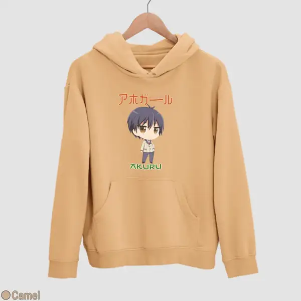 Chibi Akuru Akutsu Men's Hoodie - Image 6