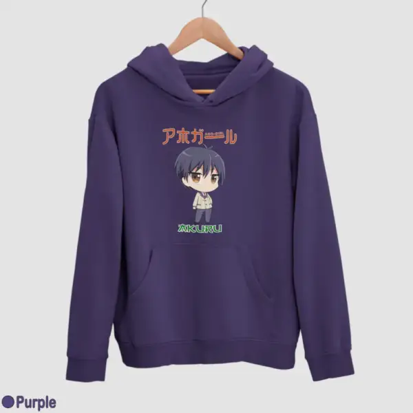Chibi Akuru Akutsu Men's Hoodie - Image 15