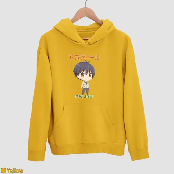 Chibi Akuru Akutsu Men's Hoodie - Image 19