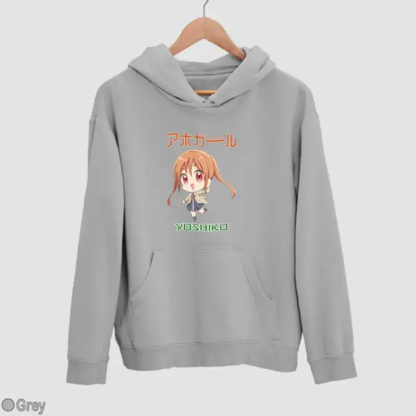 Chibi Yoshiko Hanabatake Men's Hoodie - Image 9