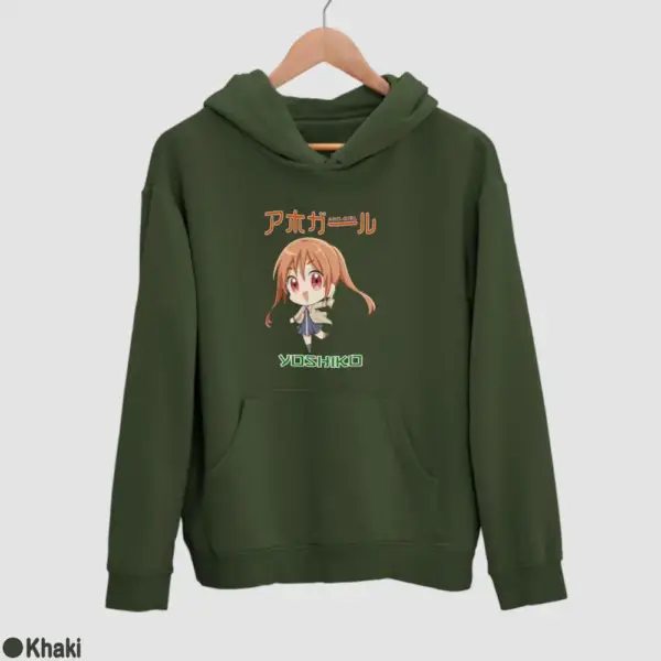 Chibi Yoshiko Hanabatake Men's Hoodie - Image 10