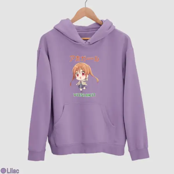 Chibi Yoshiko Hanabatake Men's Hoodie - Image 11