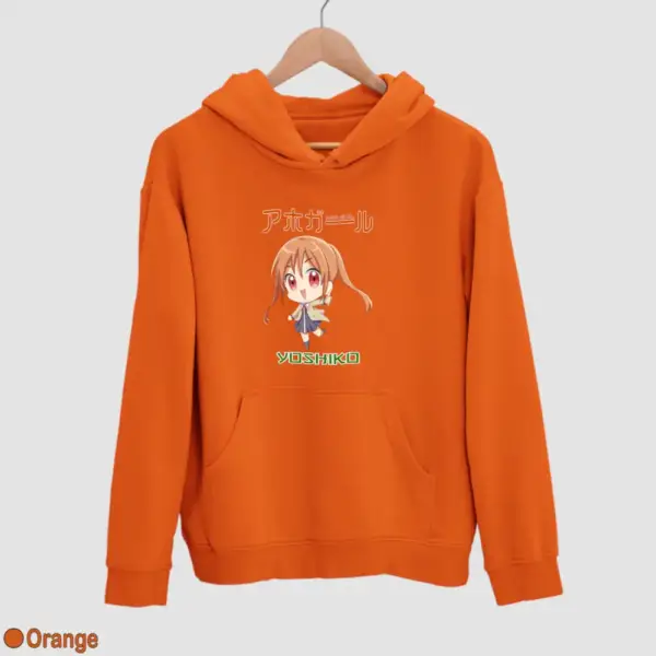 Chibi Yoshiko Hanabatake Men's Hoodie - Image 13