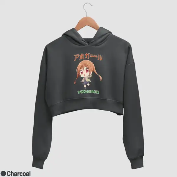 Chibi Yoshiko Hanabatake Women's Crop Hoodie - Image 7