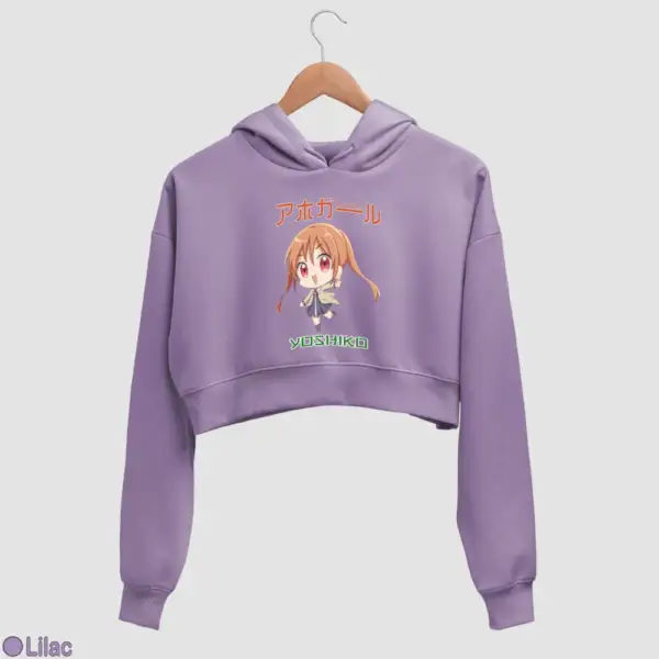 Chibi Yoshiko Hanabatake Women's Crop Hoodie - Image 10