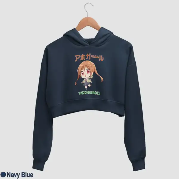 Chibi Yoshiko Hanabatake Women's Crop Hoodie - Image 11