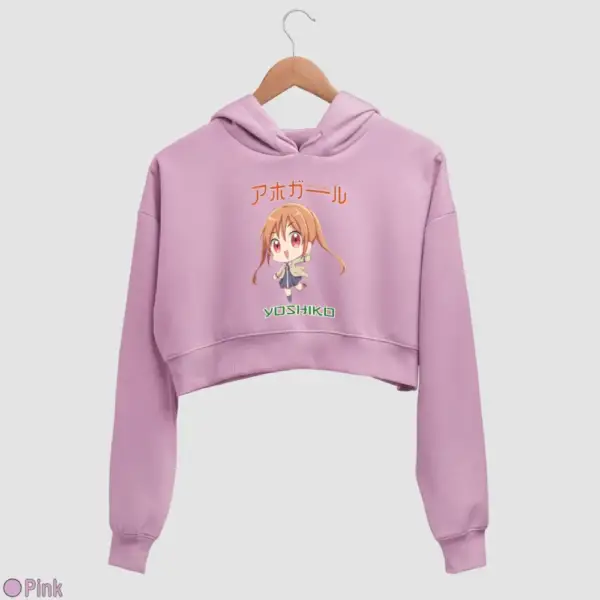 Chibi Yoshiko Hanabatake Women's Crop Hoodie - Image 13