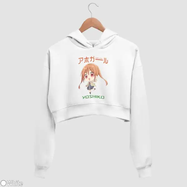 Chibi Yoshiko Hanabatake Women's Crop Hoodie - Image 18