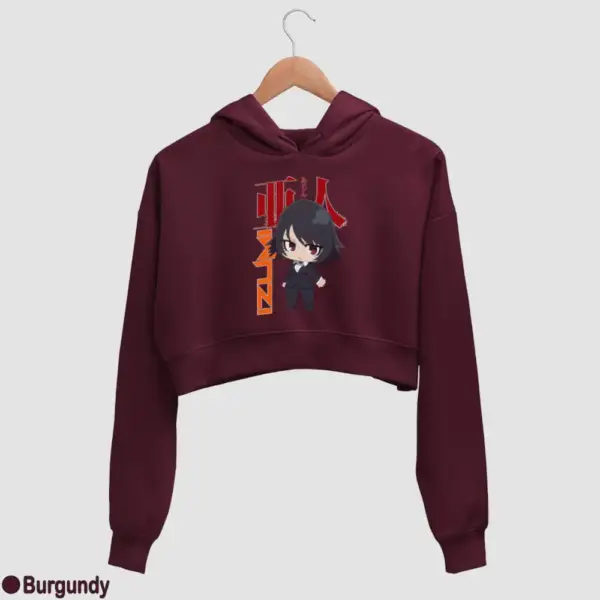 Chibi Izumi Shimomura Women's Crop Hoodie - Image 5