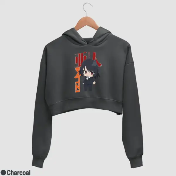 Chibi Izumi Shimomura Women's Crop Hoodie - Image 6