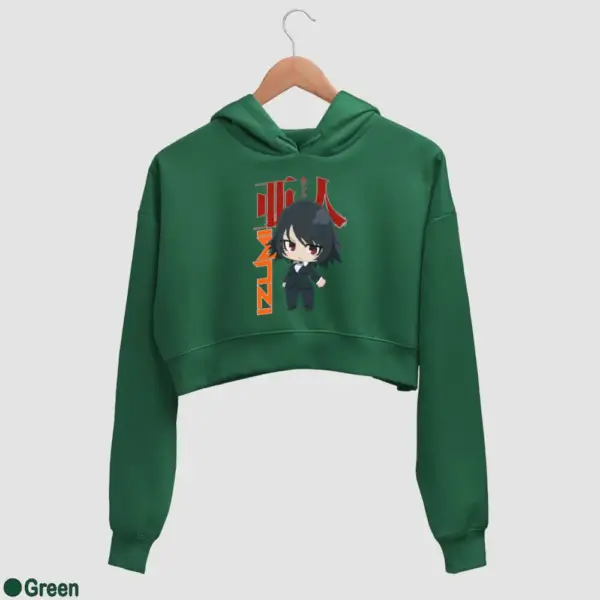 Chibi Izumi Shimomura Women's Crop Hoodie - Image 7