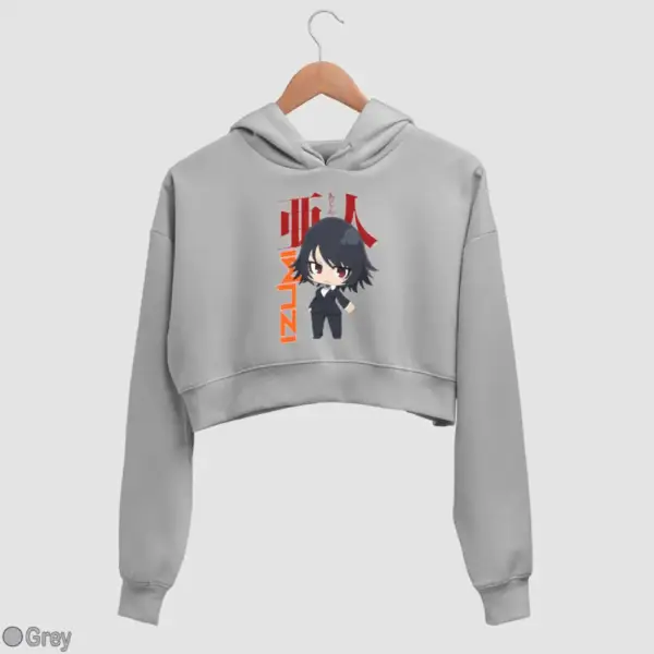 Chibi Izumi Shimomura Women's Crop Hoodie - Image 8